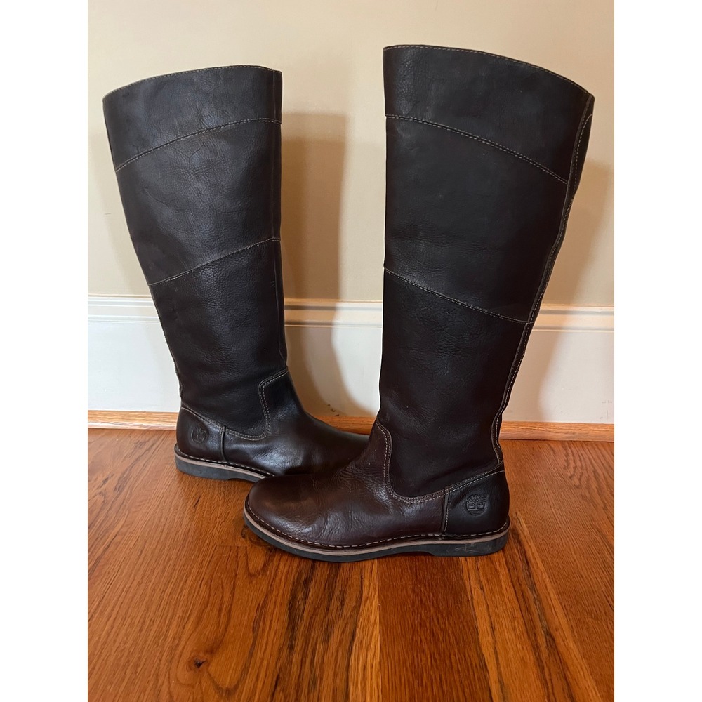Timberland Tall Riding Boots Contrast‎ Stitch
